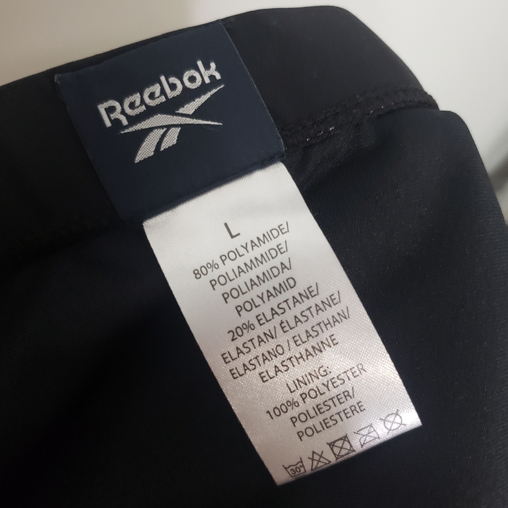 Reebok Men's Swimwear Tech Knit Swim Black Size Large - Picture 13 of 14